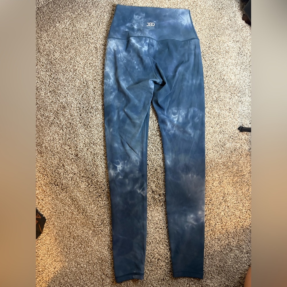 J80 Blue Tie-Dye Leggings - Picture 3 of 6